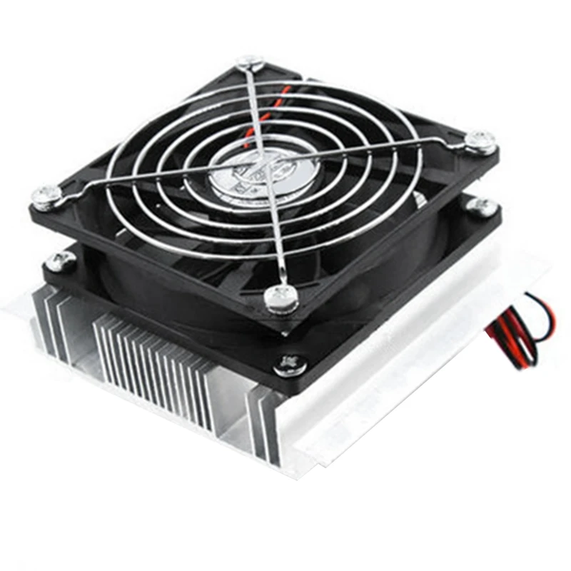 Thermoelectric Peltier Cooler Refrigeration DC 12V Semiconductor Air Conditioner Cooling System DIY Kit