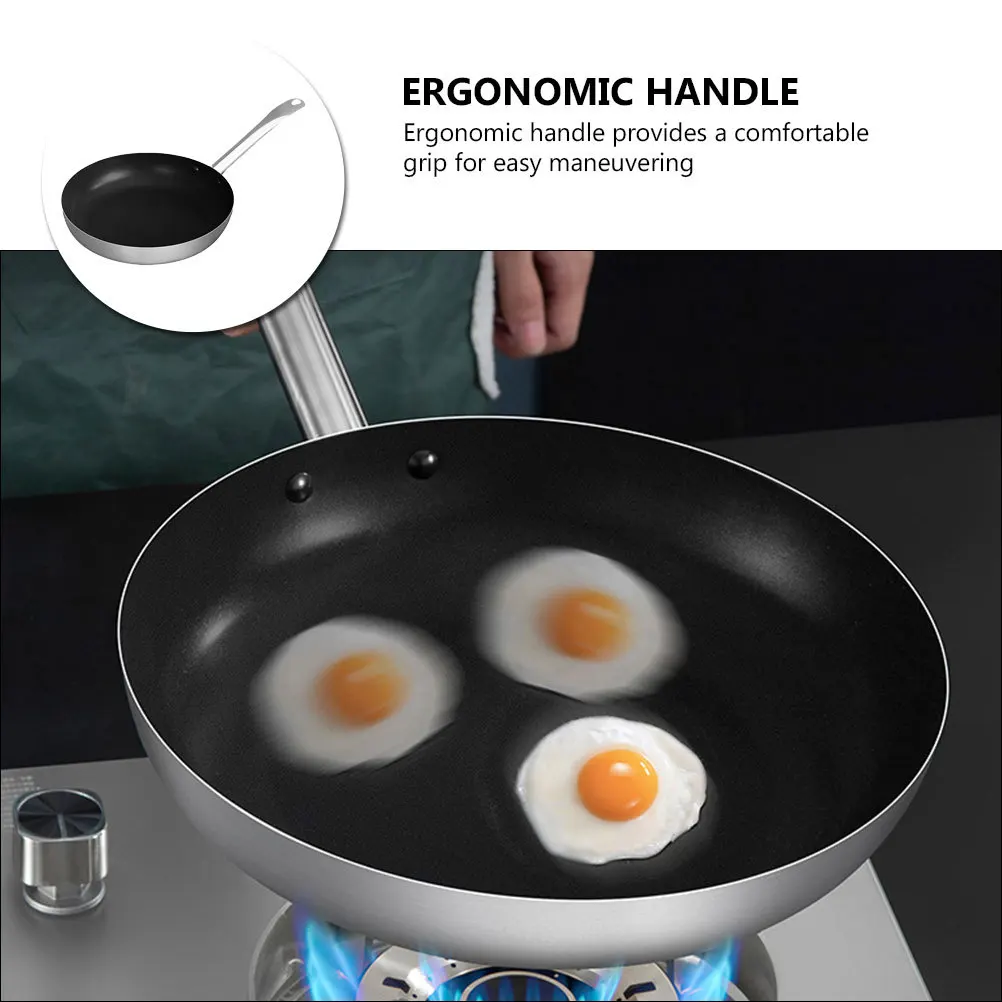 

Non-Stick Frying 28Cm Flat Cooking Pan For Crepes Pancakes Eggs Breakfast Portable Kitchen Skillet Aluminum Baking Pan