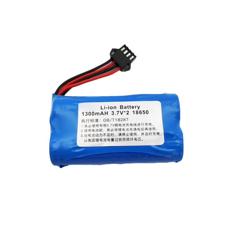 7.4V 1300mAh 18650 Battery Pack For 628E Off-Road Climbing RC Car