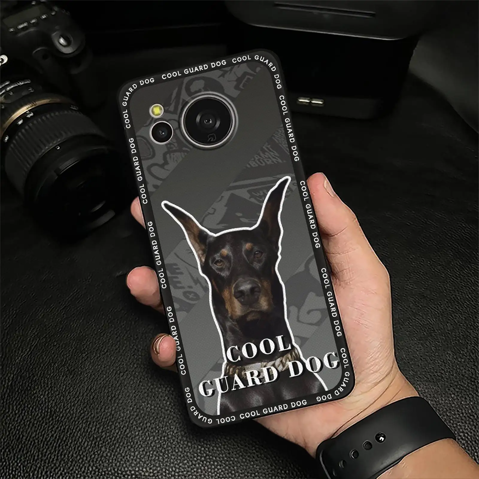 Casing ponsel tahan kotoran lucu untuk Sharp Aquos sense8/SHGI1/SH-54D pembungkus penuh tahan lama casing pelindung lembut tahan guncangan