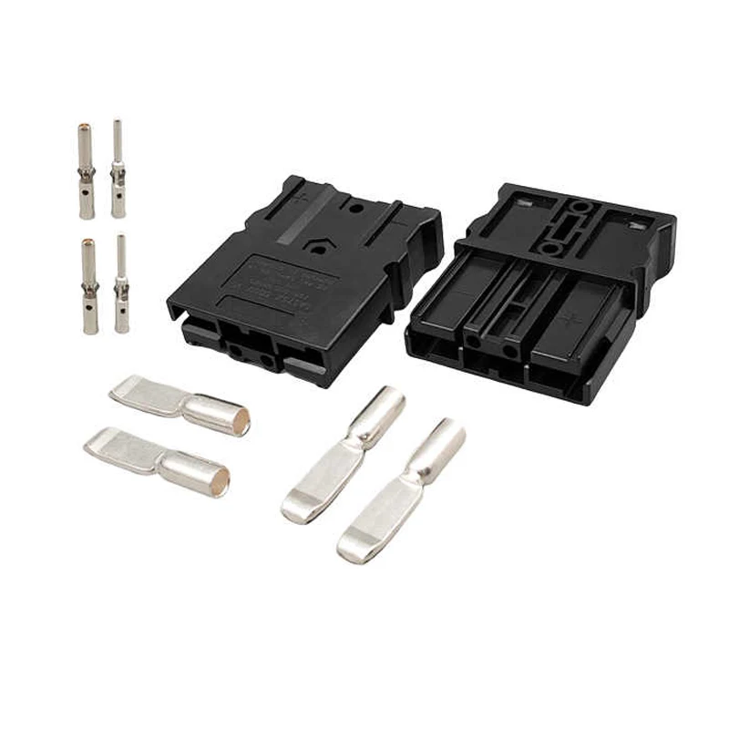 75A 600V Two Pole Connector SAS75X High-power Socket Plugs Lithium Battery Connection Heavy-duty Forklift Power Charging Plug