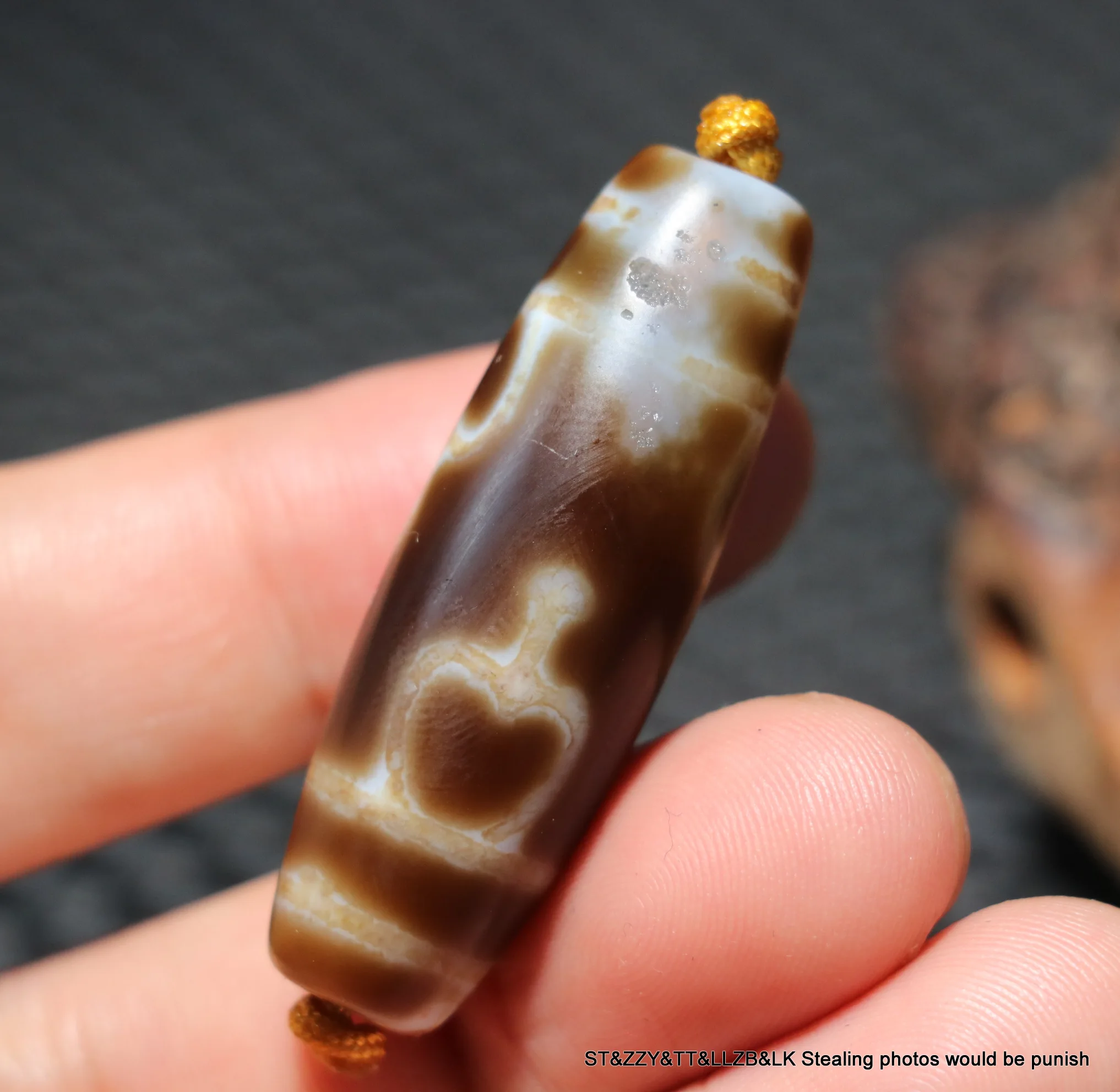 Magic Energy Tibetan old Agate Precious bottle dZi Bead Amulet Fit For Making Bracelet timestown UP0610F6