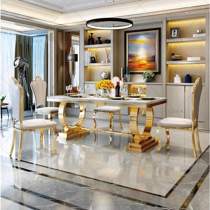 

Luxury Restaurant Dining Table Kitchen Extending Reception Service Dining Table Picnic Garden Mesas De Jantar Home Furniture