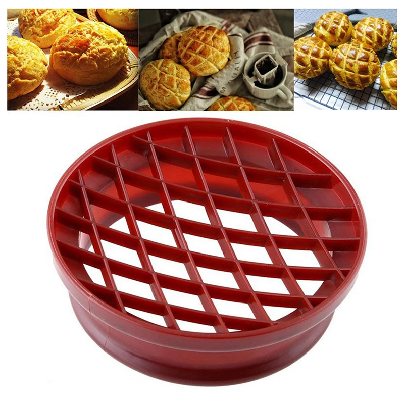 Aomily Bread Pineapple Shaped Mold Pastry Cutter Dough Cookie Press Bread Cake Biscuit Stamp Moulds Kitchen Pastry Baking Tools