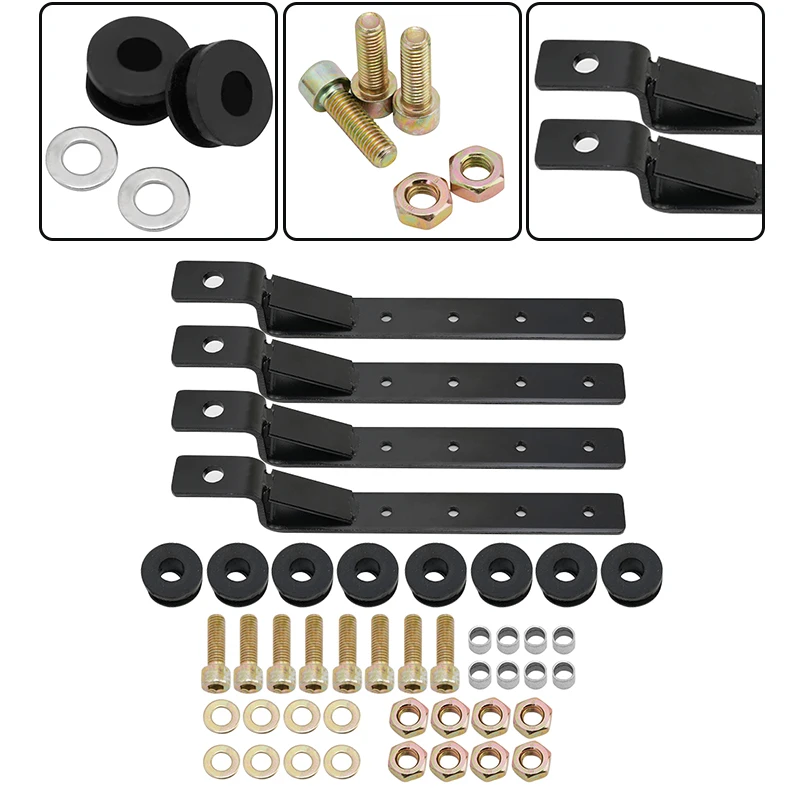 

Detachable Motorcycle Universal Hard Trunk Saddle Bag Mounting Bracket Support Kit For Harley Honda Yamaha Suzuki Kawasaki
