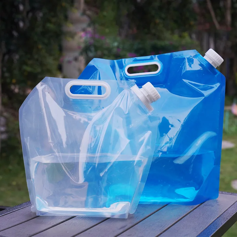5/10/15L Outdoor Camping Wasser Tasche Tragbare Falten Eimer Große Kapazität Wasser Behälter mit Griff Reise Camping liefert