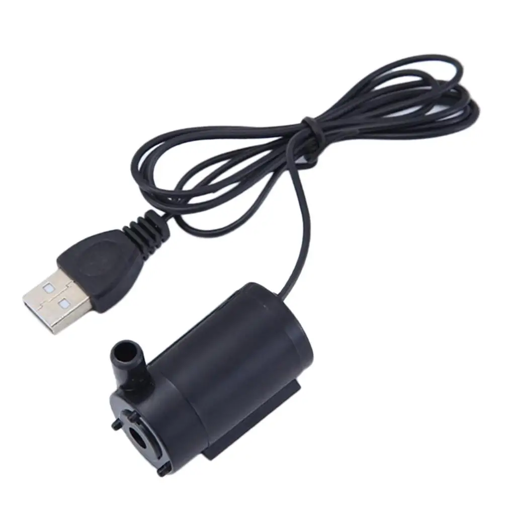 USB Micro Silent Water Pump 3/5/6V Horizontal for Fish-Tank Fountains Ponds