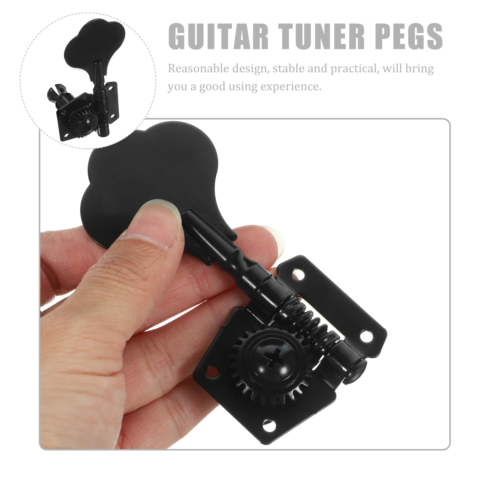 

16:1 Gear Tuning Pegs High Grade Metal String Tuner Machine Heads Knobs Replacement Parts Oxidation Resistant