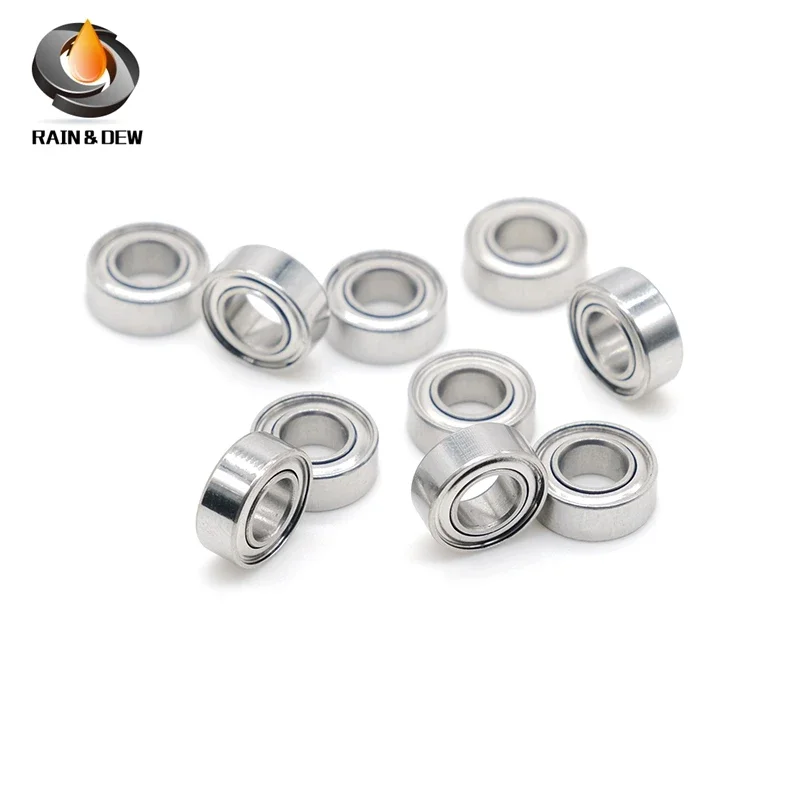 10Pcs SMR84ZZ ABEC-7 4X8X3mm Stainless Steel Ball Bearings SMR84Z SMR84 Z ZZ MR84