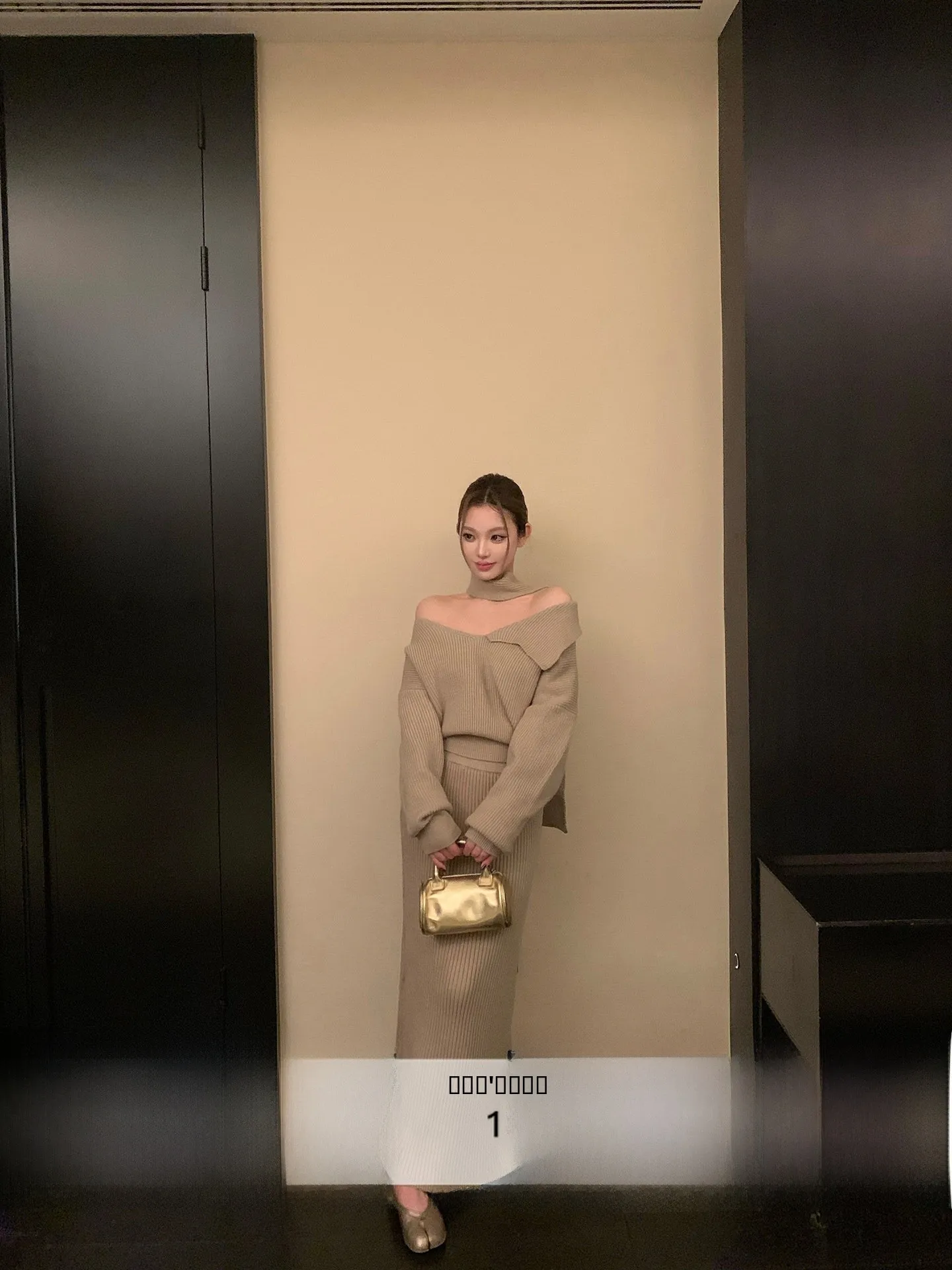 

Шерстяной свитер с драпировкой и юбочным дизайном, универсальный, для повседневной носки, свободный крой, с длинными рукавами, укороченный