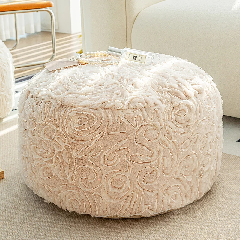 

Lazy Futon Cushion On The Ground Tatami Shoe Changing Stool Vanity Chair Ottoman Footrest Home Furniture Interior Stools Chairs