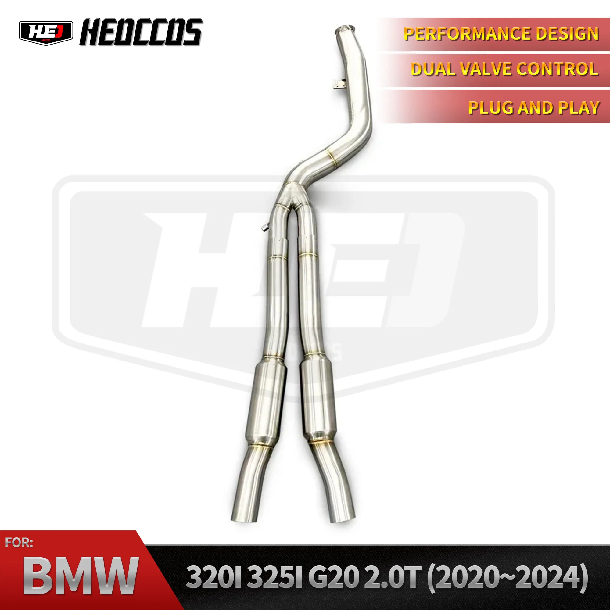 

HEO Perfectly Customized Racing Performance Exhaust Mid Pipe Specifically Designed for BMW 840I G15 G16 3.0T 2019~2023