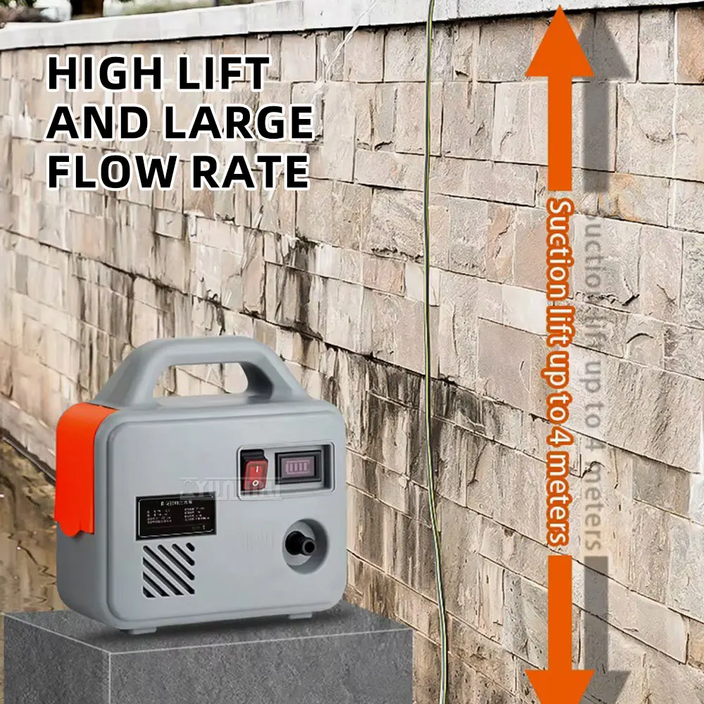 The Ultimate Tool for Watering Gardens, Farms, and Home Fields—Lithium-Ion Battery-Powered Water Pump—Rechargeable Water Pump