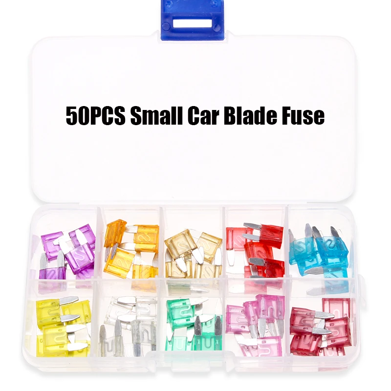 Car Fuse Blade Fuse Kit Automatic Small Medium Size Truck Blade Fuse Insurance Insert Insurance Lights Auto Accessories