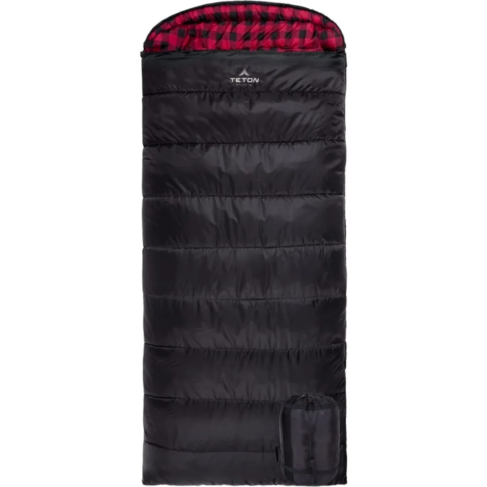 

CQXXL Sleeping Bag, Cold Weather Sleeping Bags for Adults and Kids, Camping Made Easy and Warm. Compression Sack Included
