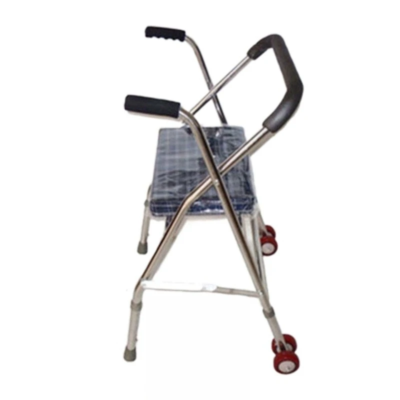 

The elderly stroller can be used for transportation, and it is a lightweight folding aluminum alloy walker