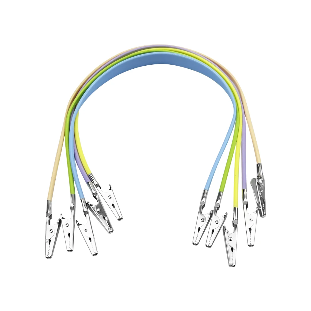 الأسنان سيليكون شقة مريلة كليب حامل مناديل قابل للتعقيم وشاح كليب المطاط المتاح طب الأسنان سلسلة مرنة منديل كليب #5