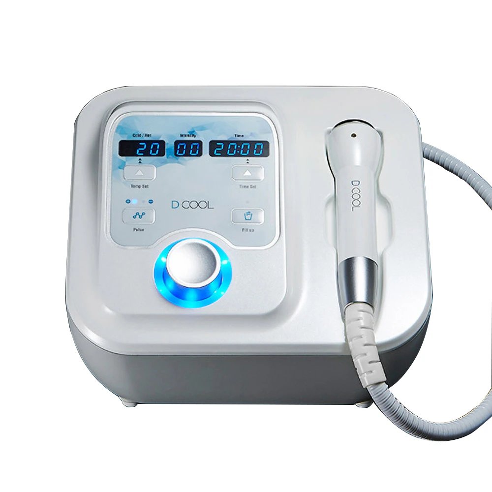 

2023 Portable Dcool Machine Cool Hot EMS For Skin Tightening Anti Puffiness Facial Heating Cooling Electroporation Beauty Device