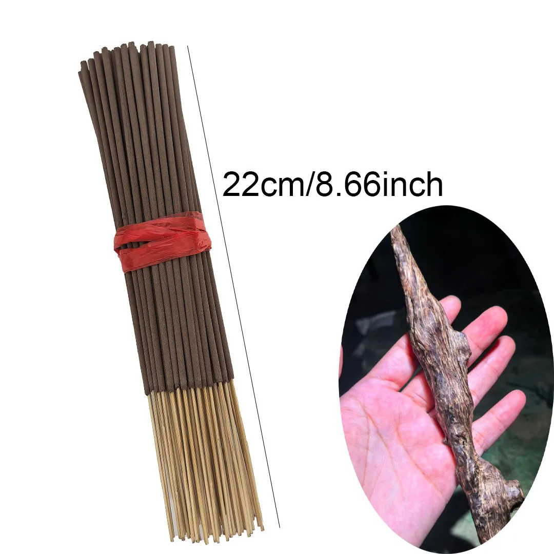 20/50/100/200 Räucherstäbchen, hochwertige Oud-Räucherstäbchen, hergestellt aus natürlichem Ebenholz und Adlerholz. Adlerholz bietet zahlreiche Vorteile und verströmt einen intensiven, authentischen Duft. Es ist das am häufigsten verwendete Räucherwerk für die tägliche Gesundheitspflege und ein Muss für alle, die Wert auf ein gesundes Leben legen. Geeignet für den Gebrauch zu Hause, beim Yoga, bei der Meditation, beim Camping usw. – Detail 3