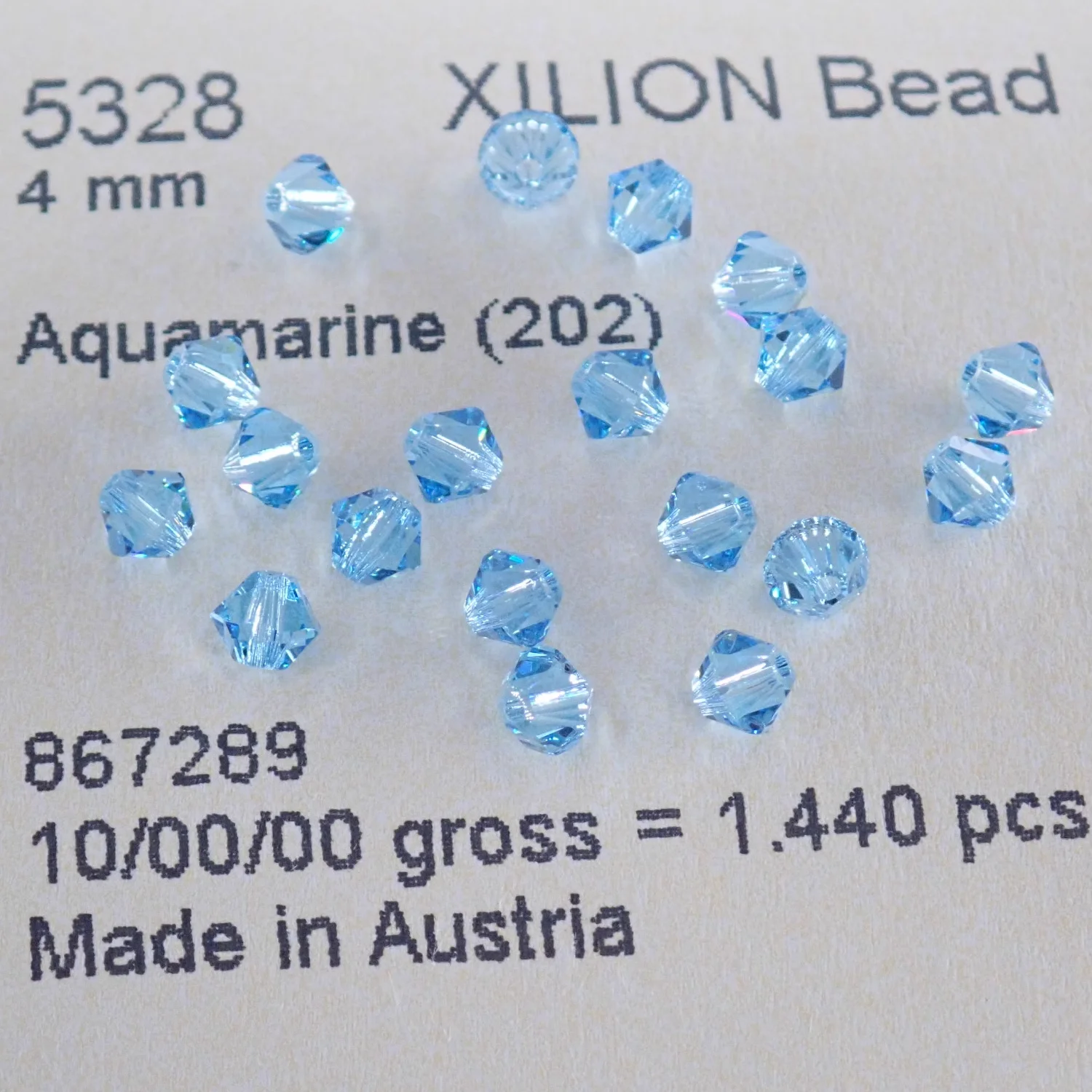 5328 XILION bicone contas soltas cristais de strass da Áustria para fazer jóias sacos de arte de unhas acessórios de decoração de pano