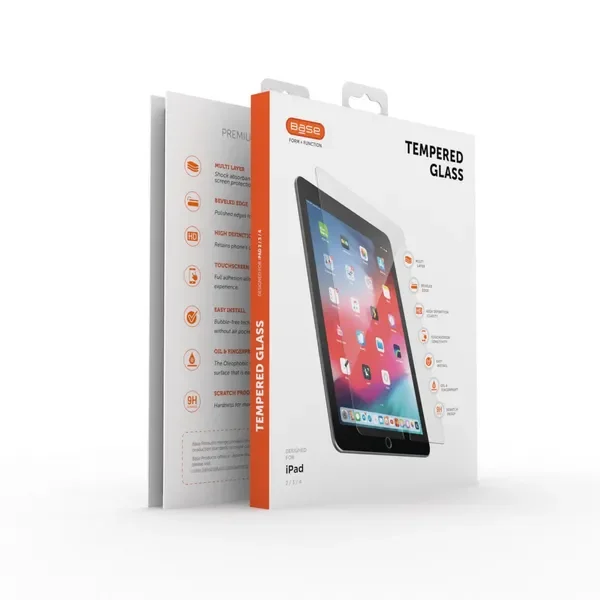 Premium 9H Tempered Glass Screen Protector Designed Specifically for iPad 2 iPad 3 iPad 4 9.7 Inch Display With Ultra Clear Visi
