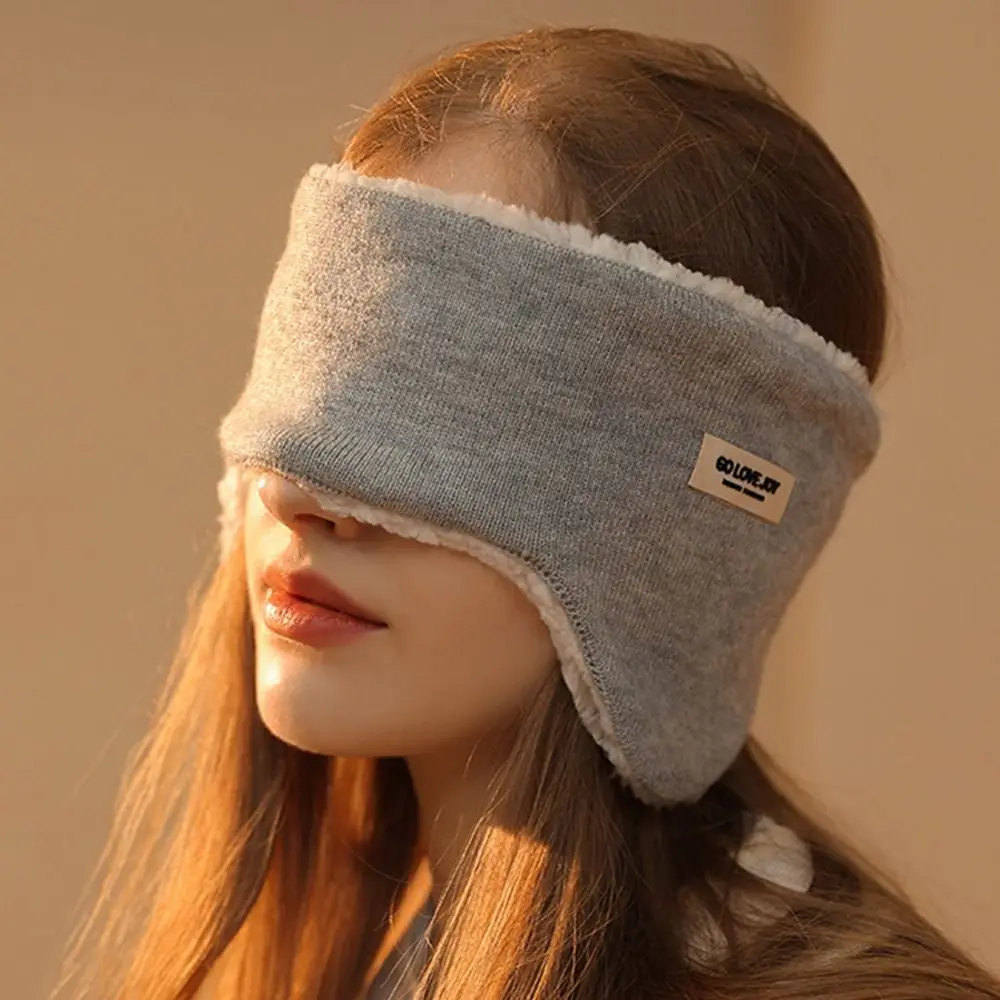 À prova de vento outono inverno isolamento acústico faixa de cabelo sono earmuffs aquecedores de ouvido headwear earmuffs
