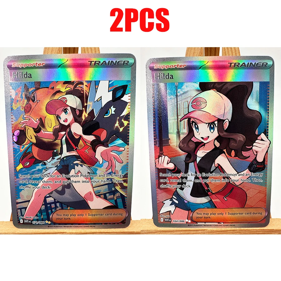 PTCG WHT BLK Victini Zekrom Reshiram Hida Englisch Spielzeug Hobbies Hobby Sammlerstücke Spielesammlung Anime-Karten