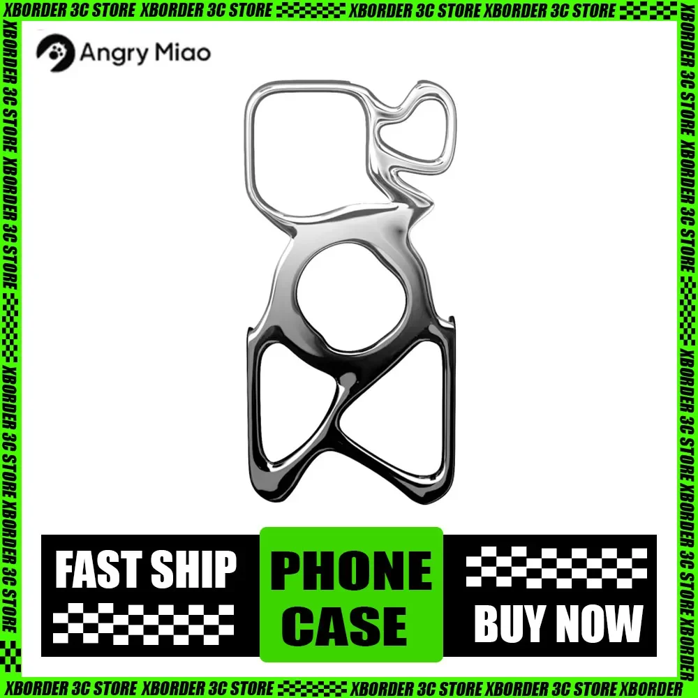 Angry Miao Phone Case IPhone14 Pro Max Wireless Charging IPhone15 Pro Cover Case Magsafe Magnetic Anti-drop Creative Smartphone