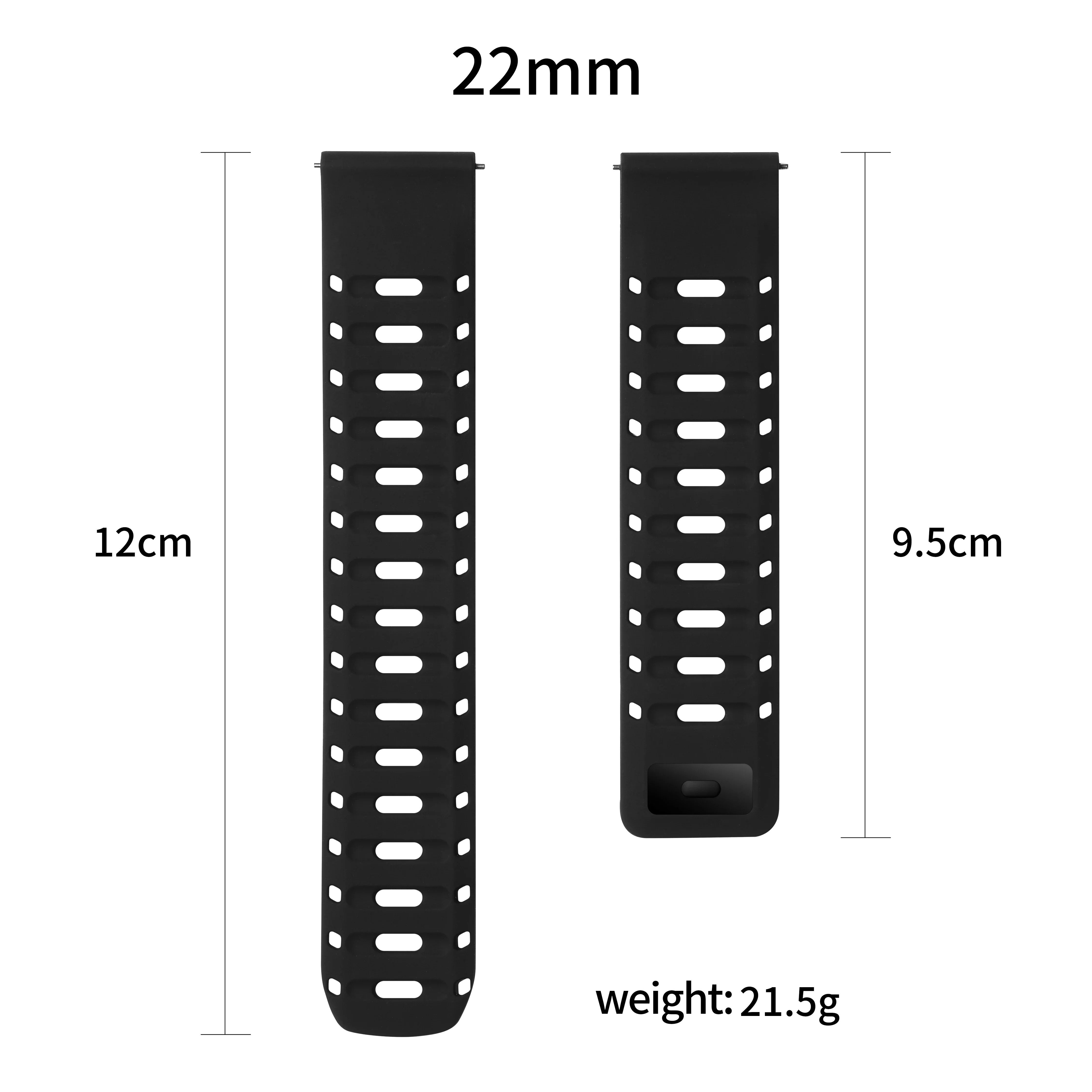 Pulseira de silicone de 22mm para huawei watch 5/4/3 GT5-4-3-2 46mm pulseira magnética amazfit bip 5-6/equilíbrio 2 xiaomi watch s4 s3 s2 cinto