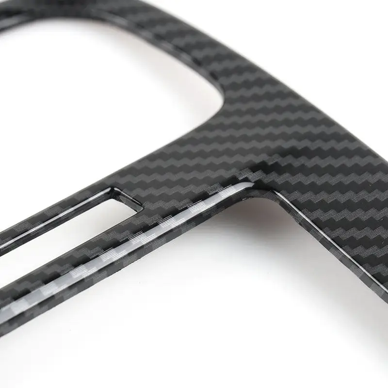

LHD ABS Carbon Fiber Texture For VW Golf 7 MK7 7.5 2014 2015 2016 2017 2018 2019 Center Navigation Air Outlet Panel Frame Trim