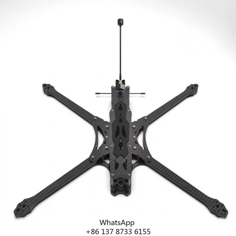 

13-дюймовая рама дрона Foxeer Aura Split FPV из углеродного волокна, 6 кг, игровая нагрузка, 16 минут, рама дрона, квадрокоптер