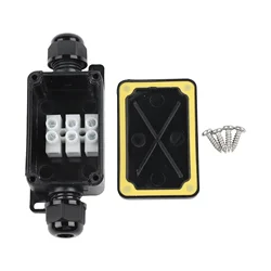 2 Way Outdoor Waterproof IP66 Electrical Cable Wire Connector Junction Boxes With Terminal 450V Junction Box For Led Lights
