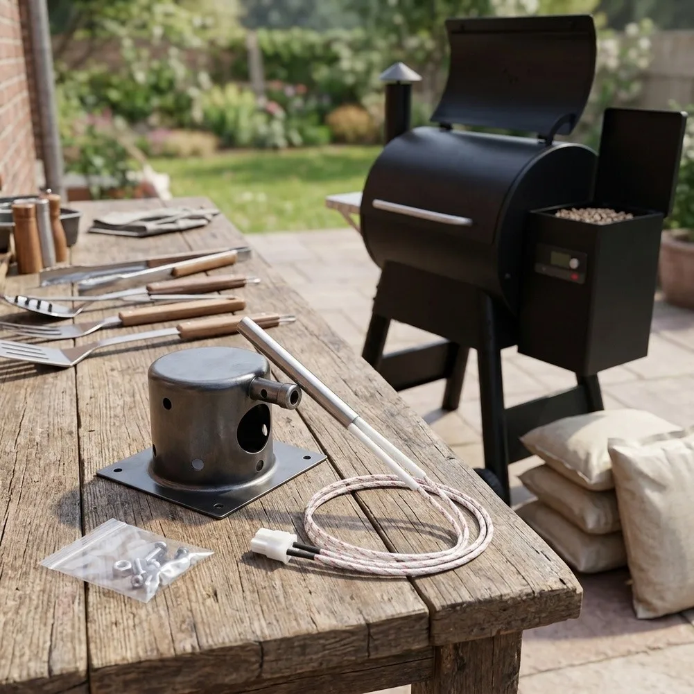 Ignitor Kit Designed as Replacement for Grill For Fire Pot and Burn Pot With Metal Construction for Long Life Ignitor
