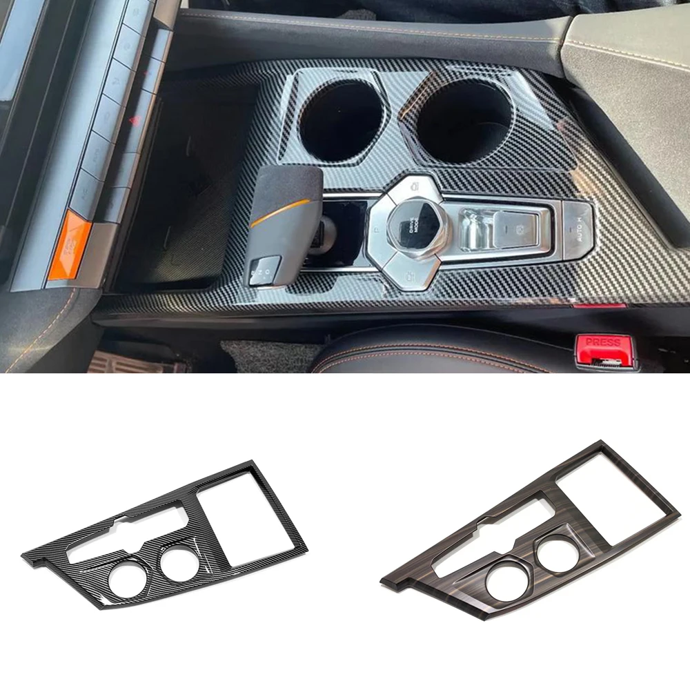 

LHD For Changan UNIV UNI-V 2022 2023 2024 Car Central Console Gear Shift Panel Frame Sticker Water Cup Cover Trim accessories