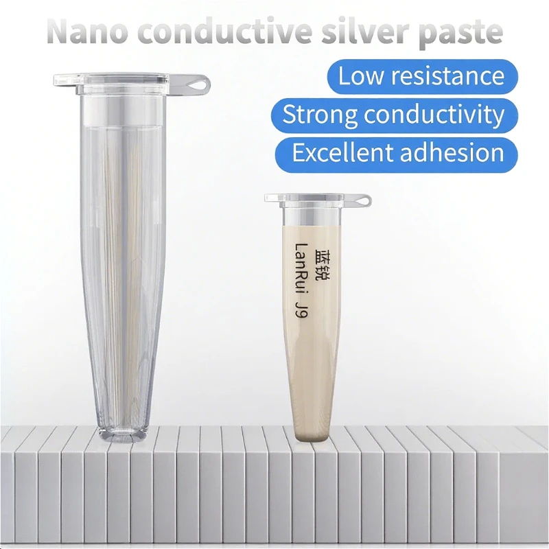 

LANRUI J9 нанопроводящая серебряная паста с низким сопротивлением для IPhone Android линейный кабель зеленый экран/желтый инструмент для ремонта экрана