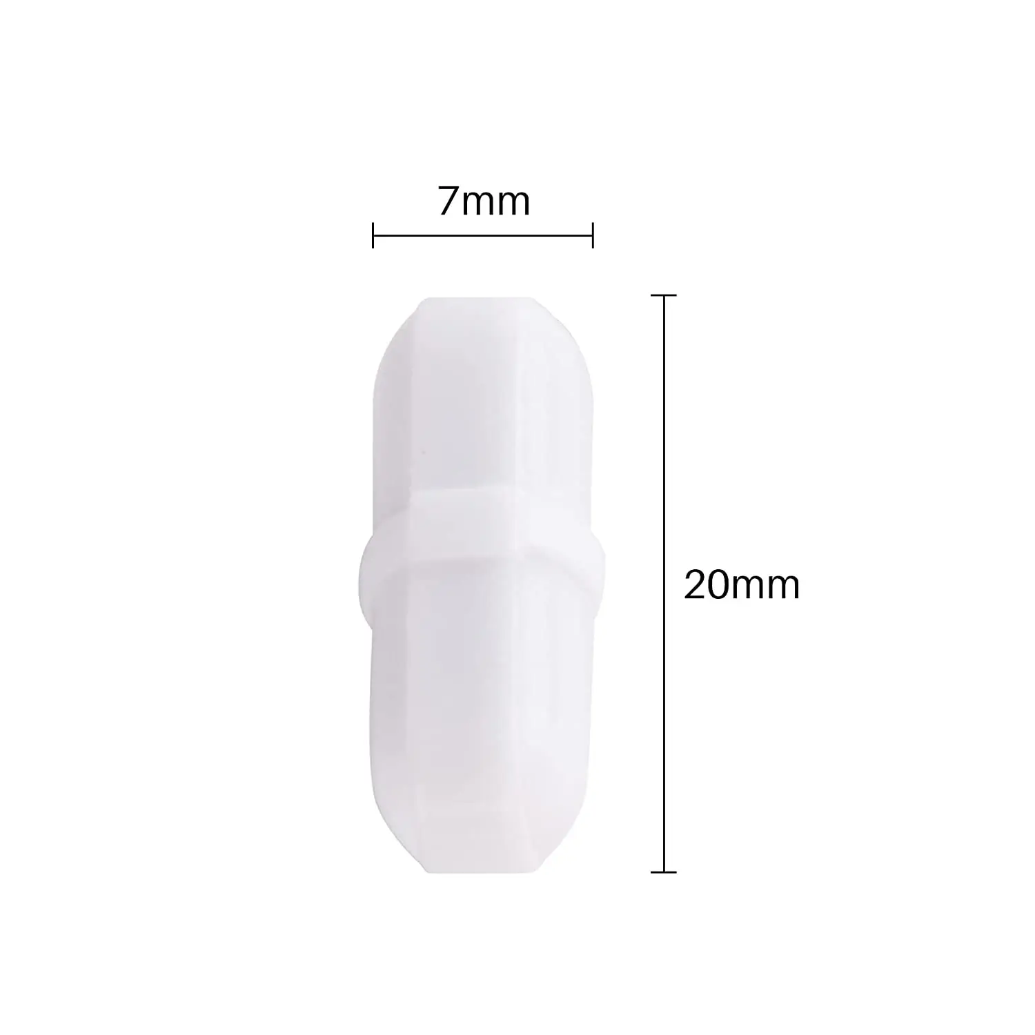 Caliente 10 Uds 20mm/0,8 pulgadas agitador magnético mezclador barra agitadora barra de laboratorio barra de placa agitadora