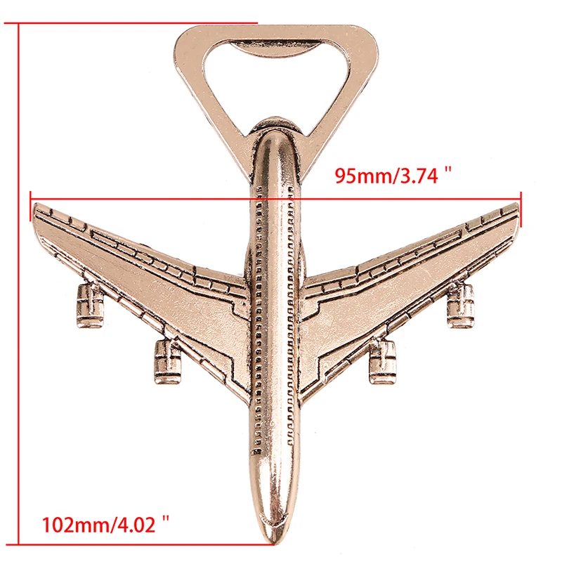 Creative Wedding Supplies Souvenirs Airplane Shape Antique Bottle Opener Gift Party Kichen Household Accessories Beer Openers