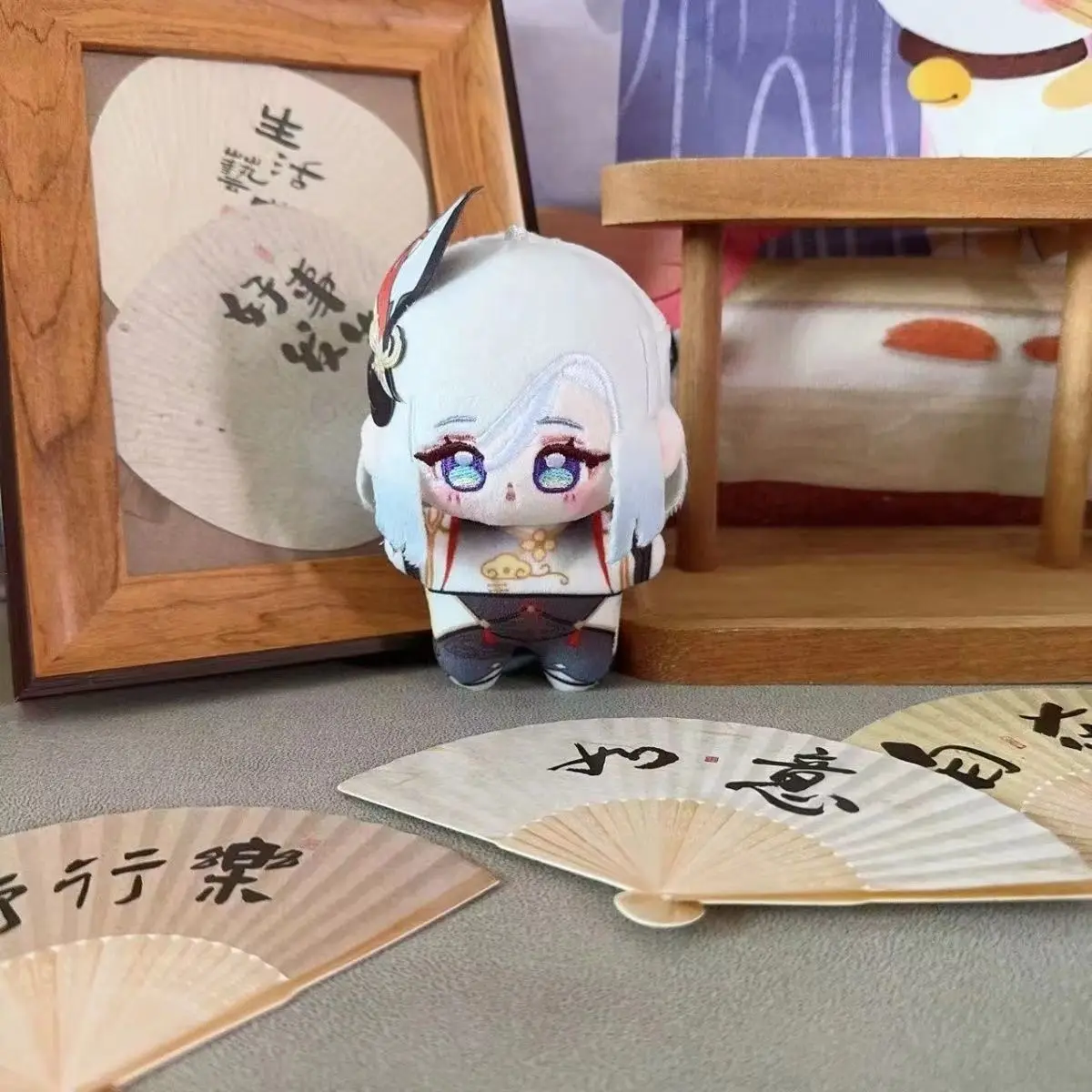 ตุ๊กตา Genshin Impact โยอิมิยะ เซินเหอ คามิซาโตะ อายาโตะ น่ารัก ตุ๊กตาผ้าฝ้าย ของเล่นเด็กชายเด็กหญิง พวงกุญแจ ของขวัญ