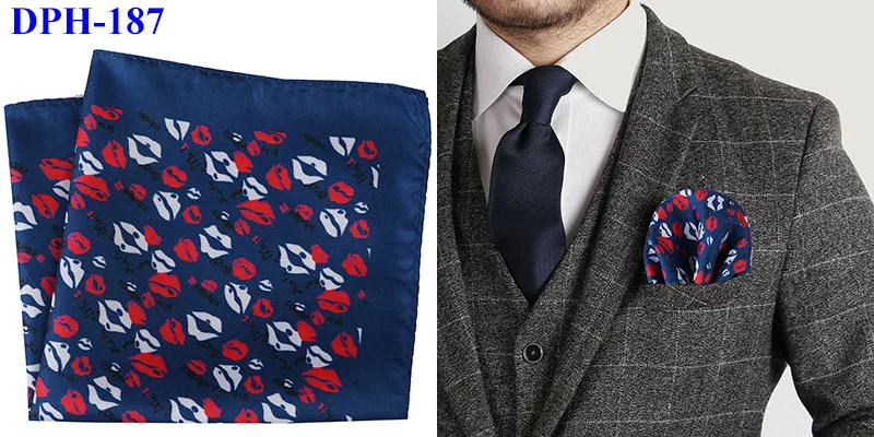 30 * 30 cm Fazzoletti da uomo e asciugamani quadrati Hanky Abito fantasia alla moda Asciugamano quadrato Fazzoletto Sciarpe Accessorio