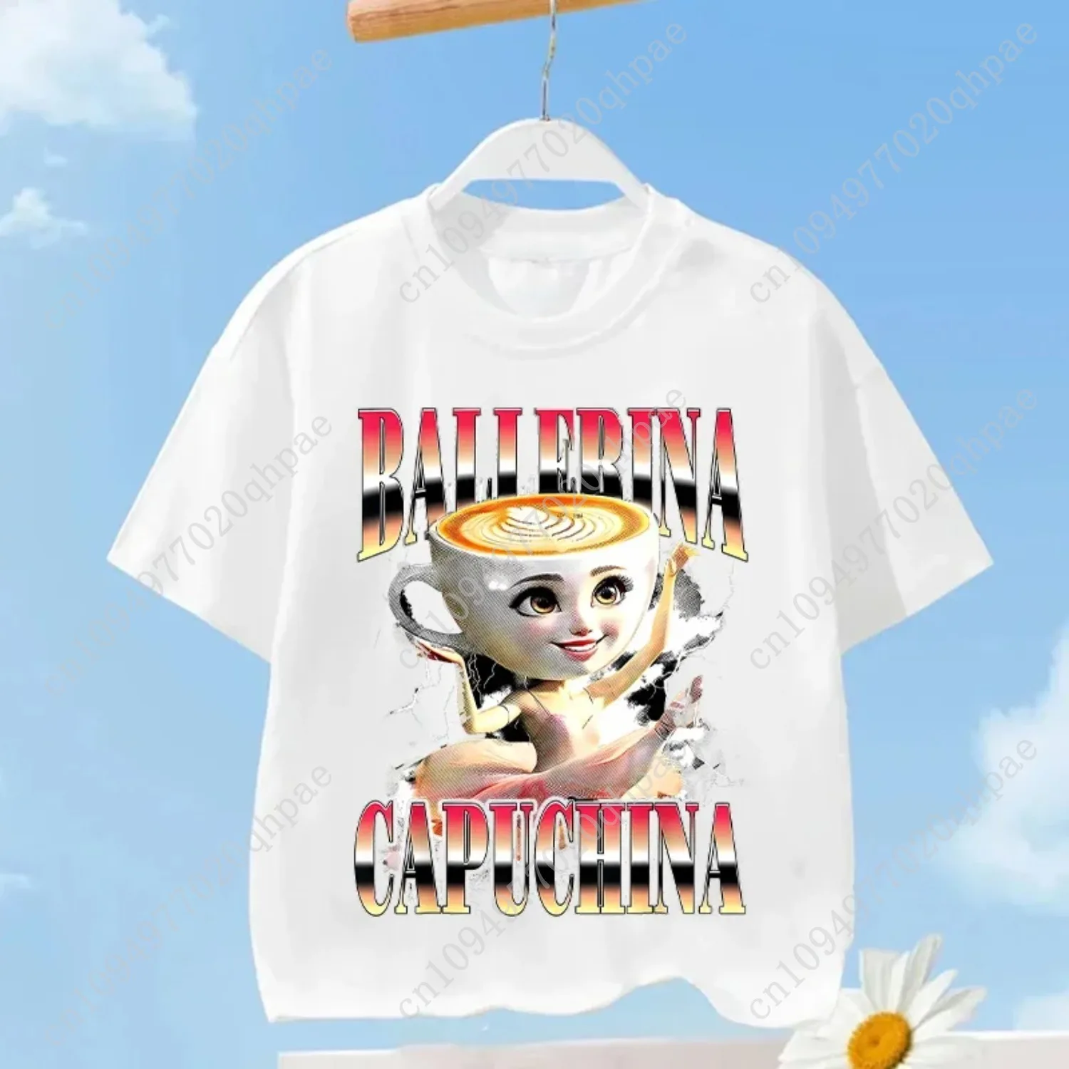 Tralalero Tralala enfants تي شيرت Tingtung Sahur Brainrot تي شيرتات الانمي garçon fille dwe à manches Courtes couverture en coton #2