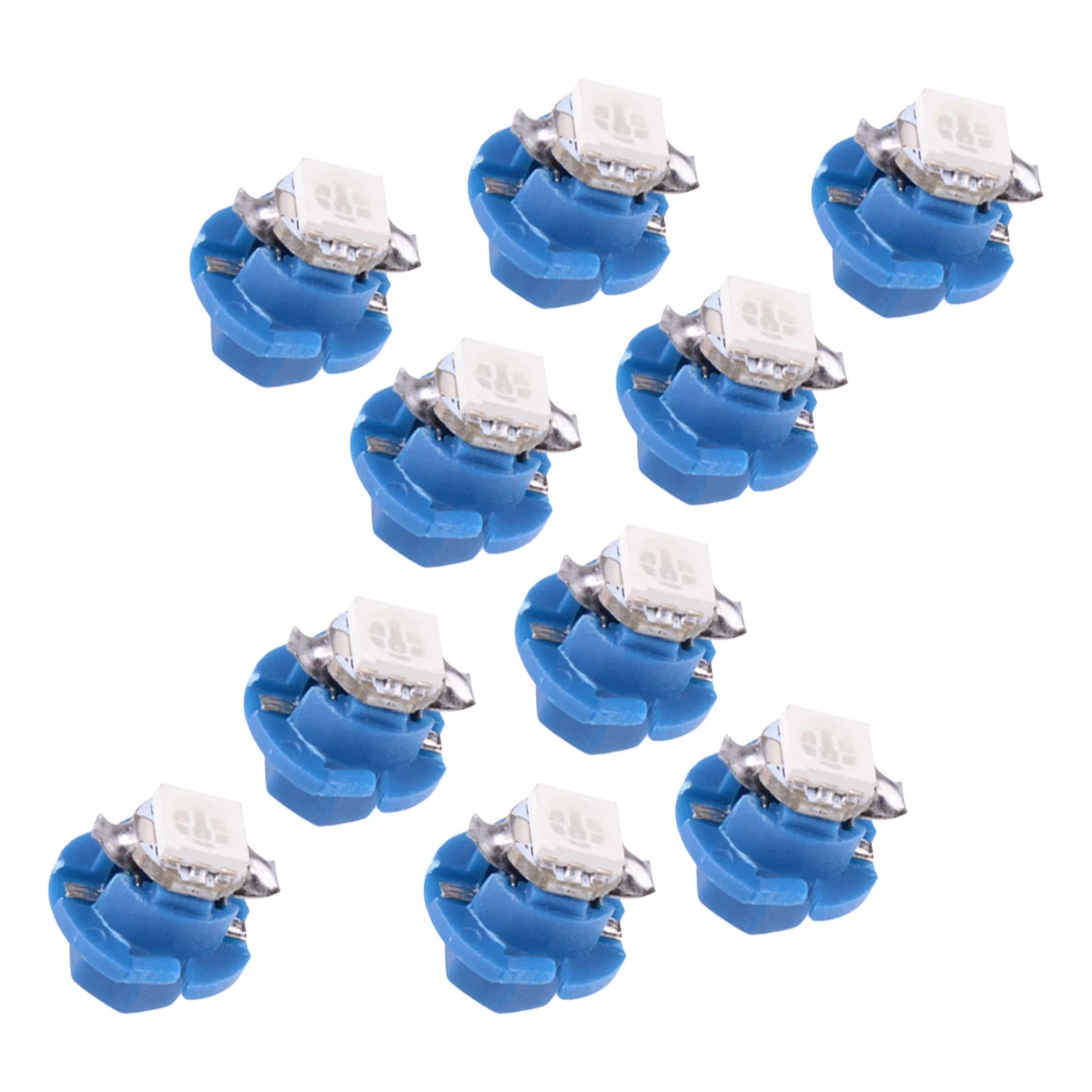 10Pcs Universal Car Interior Instrument Panel Light Dashboard Blue LED Bulb Dash Gauge Cluster Lamp 12V