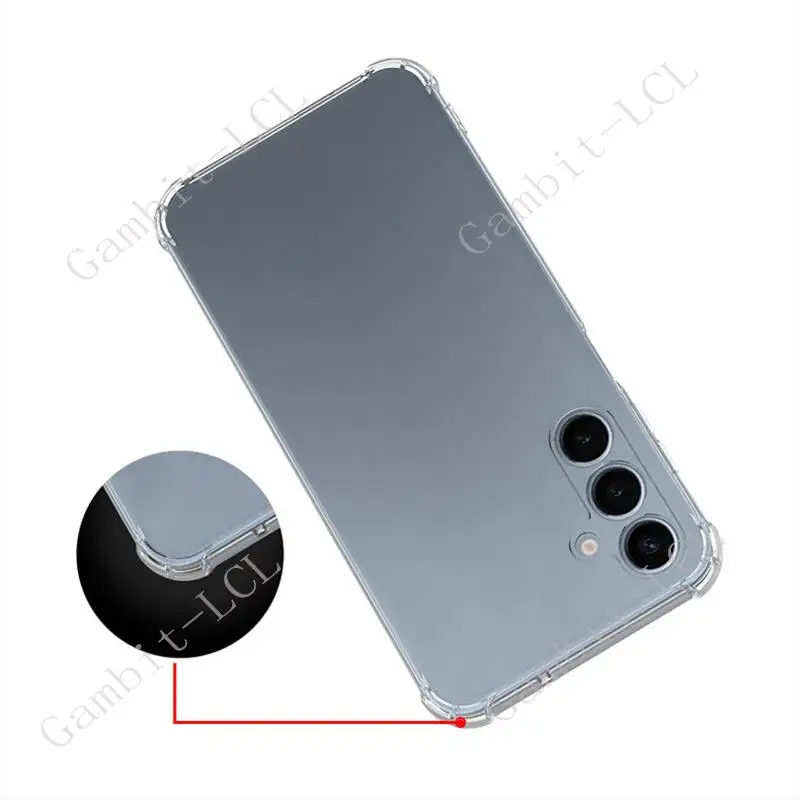 Anti-Falling Case For Samsung Galaxy M35 5G 2024 SM-M356B, SM-M356B/DS Soft Silicone TPU Original Shockproof Back Cover ON M35 - náhled 5