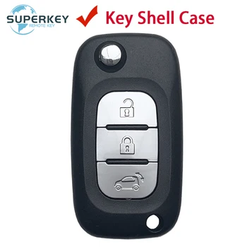 Mercedes Benz Smart Fortwo için 453 Forfour 2015 2016 2017 Flip katlanır araba anahtarı kabuk kılıf kapak Fob CWTWB1G767 TWB1G767