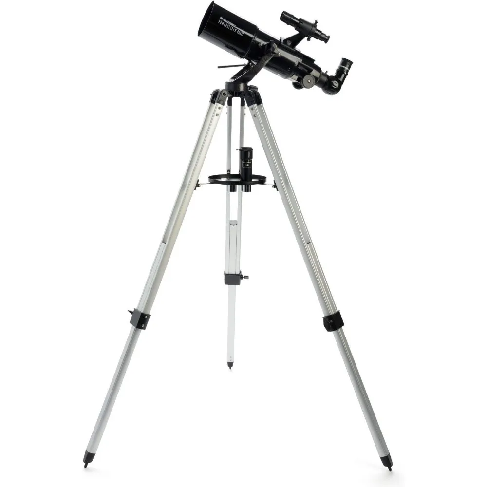 

PowerSeeker 80AZS Telescope - Manual Alt-Azimuth Telescope for Beginners - Compact and Portable