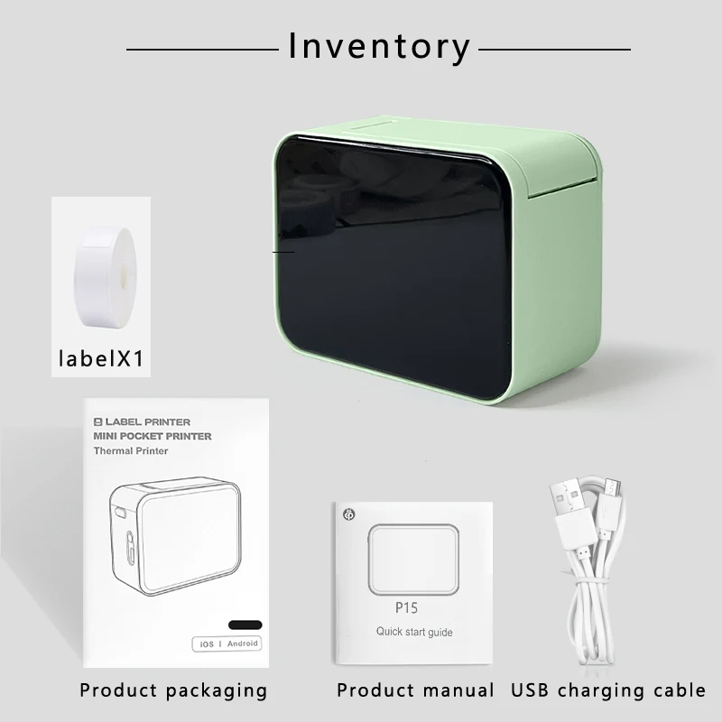 Marklife Mini Bluetooth Thermal Label Printer D110 B21 P15 Without Ink Self-Adhesive Stickers Printer For Office Kitchen School