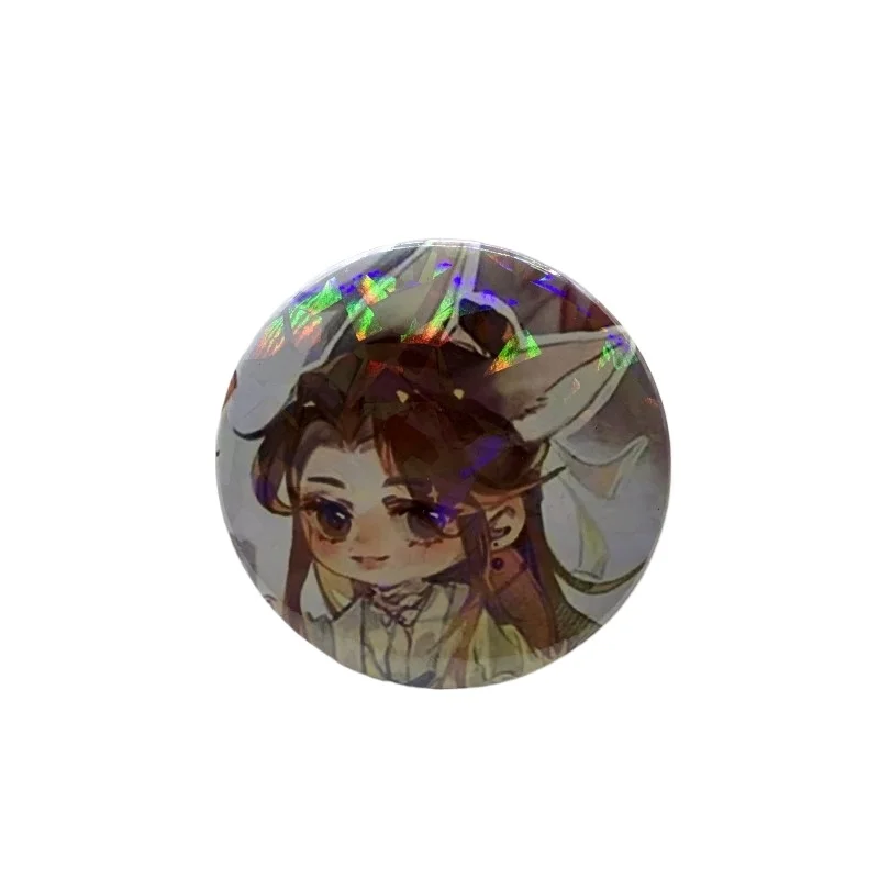 58MM Anime Tian Guan Ci Fu Brosche Xie Lian Hua Cheng Männer Abzeichen Broschen Pins Accesorios Kleidung Ornament Frauen Männer Weihnachten geschenk