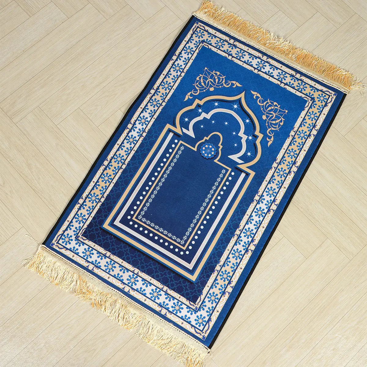 EID Mubarak Prayer Rug Ramadan Decoration 2024 Prayer Mat For Home Ramadan Kareem Islamic Muslim Party Eid Al-Fitr Gifts