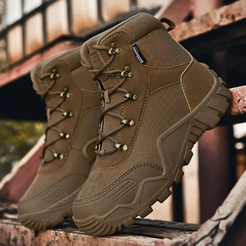 

Men's Hiking Boots High-top Non-slip and Wear-resistant Suitable for Mountain Hiking Outdoor Travel Shoes That Are Not Tired