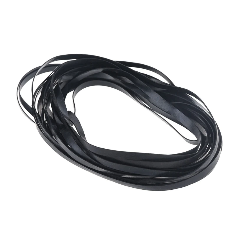 50Pcs Cassette Tape Machine Rubber Belts Cassette Rubber Belt 110-145mm Cassette Recorder Belts Maintenance Accessories