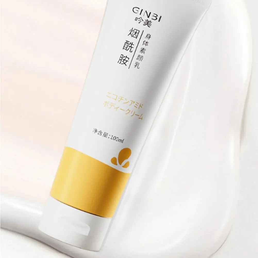 Niacinamide Body Cream Deep Moisturizing Lightening Care Dark Body Tone Skin Whitening Spots Products 100g Brightening N8G5